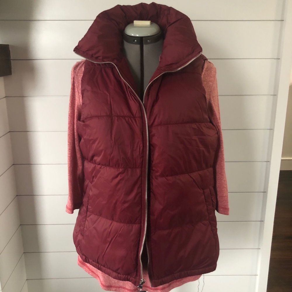 Old Navy Fleece Lined Puffy Vest size M